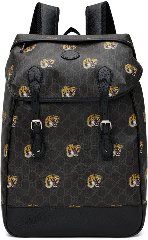 gucci print backpack|authentic gucci backpack.